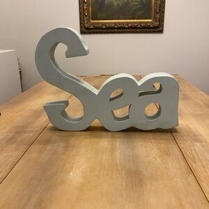 Sea-blue Sea Decorative Sign